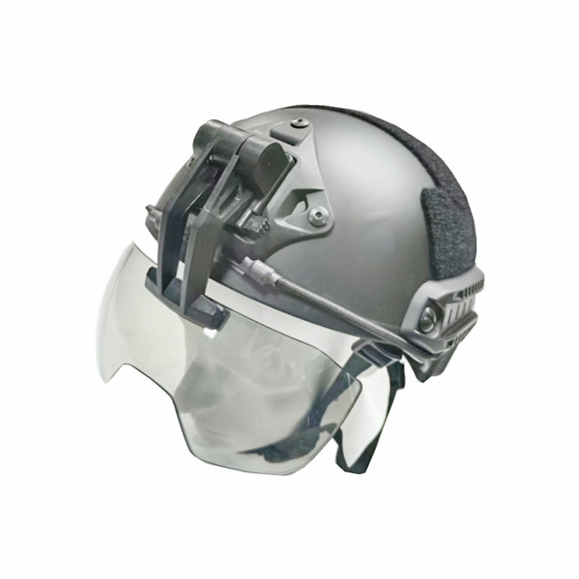 CLEAR Viper Visor Lunettes de protection anti-buée réglables 3 mm pour casque tactique FAST