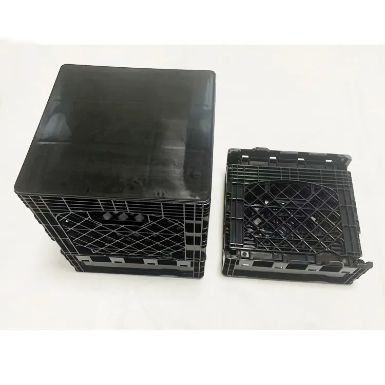 Couvercle en plastique pour caisse à lait pliante carrée de 16 litres