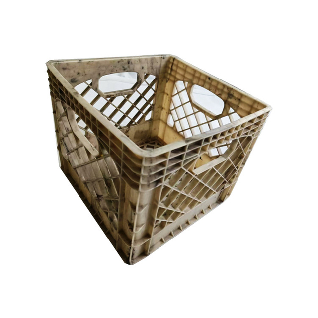 Caisse à lait carrée en plastique camouflage