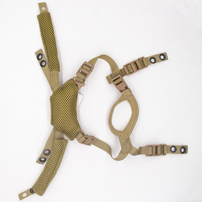 Système de Suspension de cadran de casque tactique mentonnière pour casque rapide MICH Wendy BK Tan OD