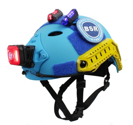 Casque de sport en plein air rapide bleu réglable PJ Search Rescue CS Escalade Casque d'équitation