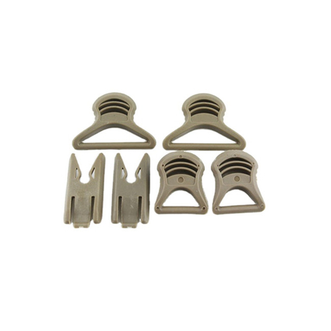 Ensemble de Clips pivotants pour lunettes militaires Paintball Airsoft, pour Rail latéral de casque Fast BJ PJ ACH MICH