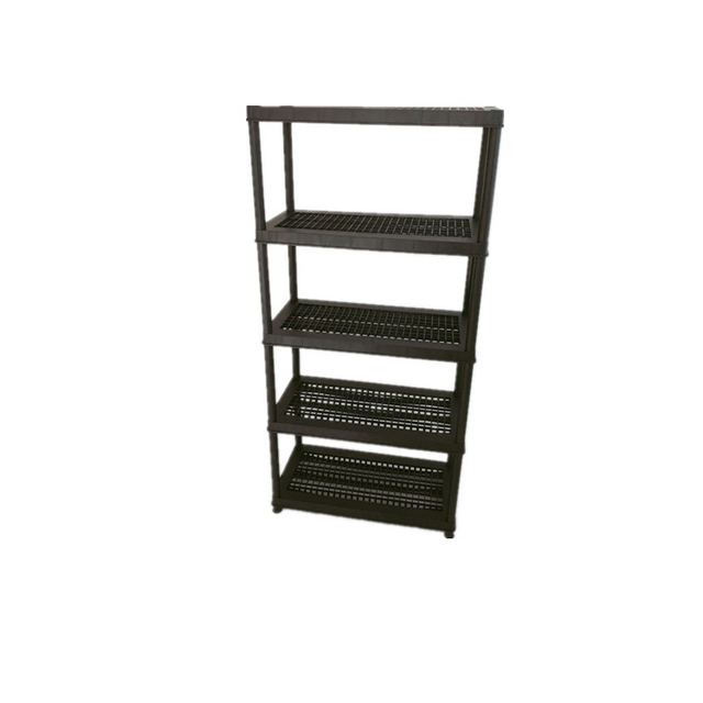 NOIR 36X24 pouces étagère de rangement ventilée robuste à 3 niveaux 4 niveaux 5 niveaux