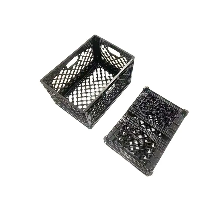 Caisse à lait pliable en plastique de 24 pintes