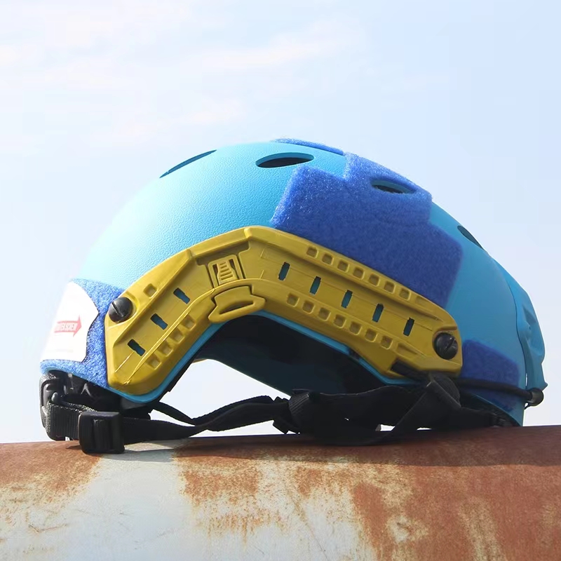 Casque de sport en plein air rapide bleu réglable PJ Search Rescue CS Escalade Casque d'équitation