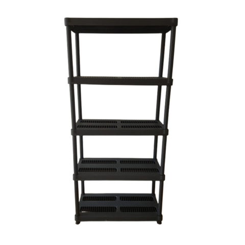ÉTAGÈRE DE RANGEMENT EN PLASTIQUE À 5 NIVEAUX 36X18 POUCES