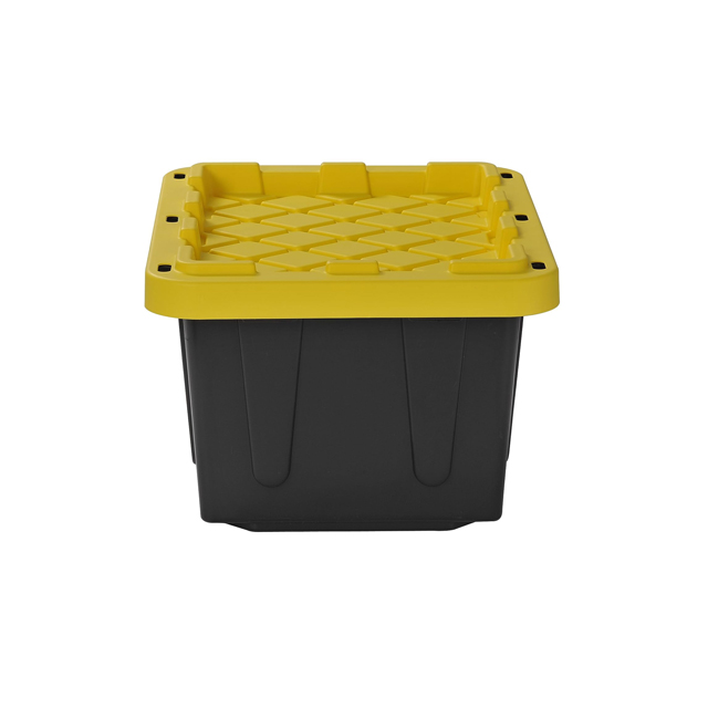 Boîte de rangement de 5 gallons, fourre-tout, boîte de rangement robuste