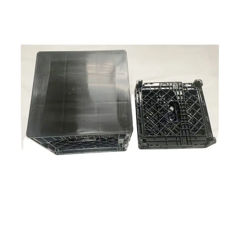 Couvercle en plastique pour caisse à lait pliante carrée de 16 litres