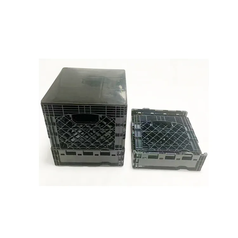 Caisses à lait pliables carrées de 16 pintes avec couvercle