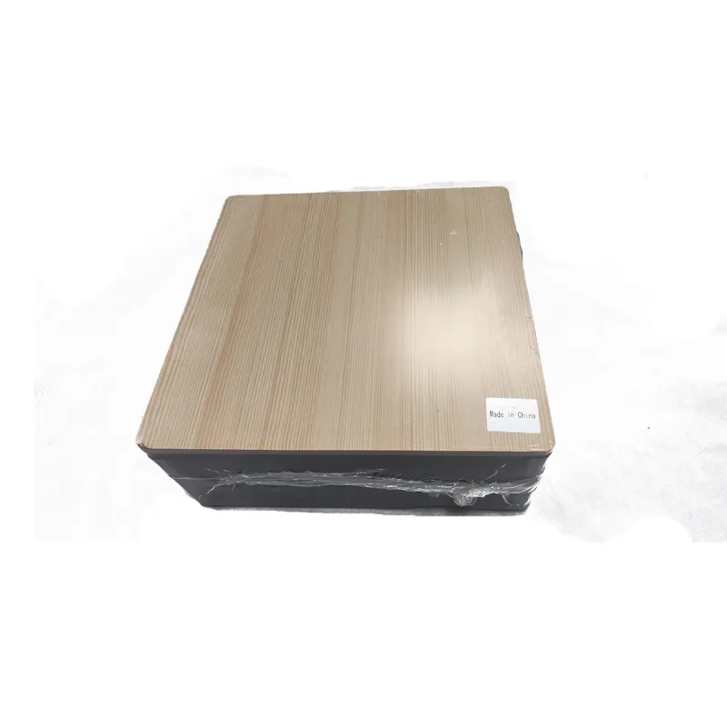 Caisse de lait de caisse de stockage se pliante en plastique carrée de 16 litres avec le couvercle en bois