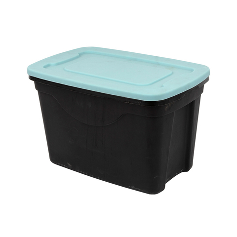 Boîte de rangement en plastique de 20 gallons