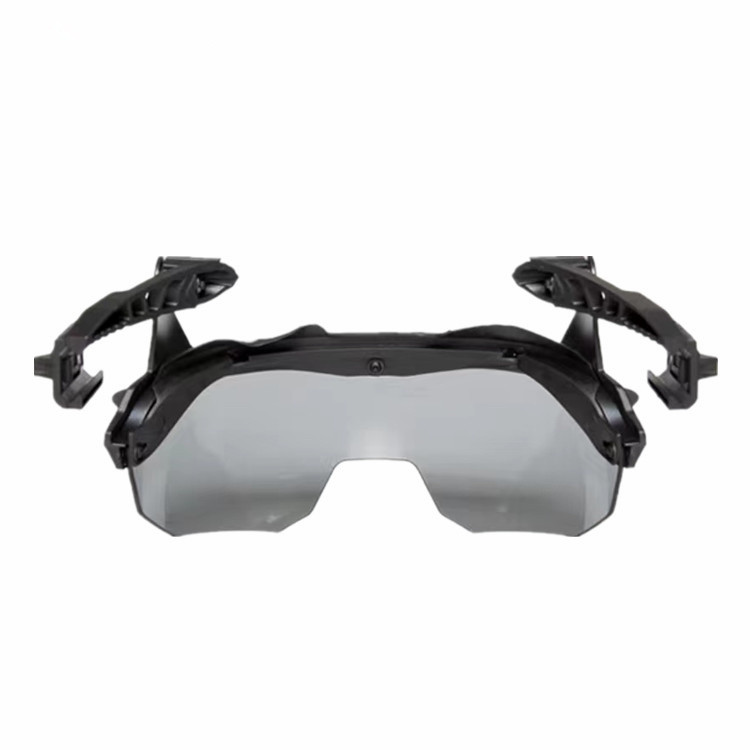 Rail Goggles Visor Lentille rabattable pour casque Wendy