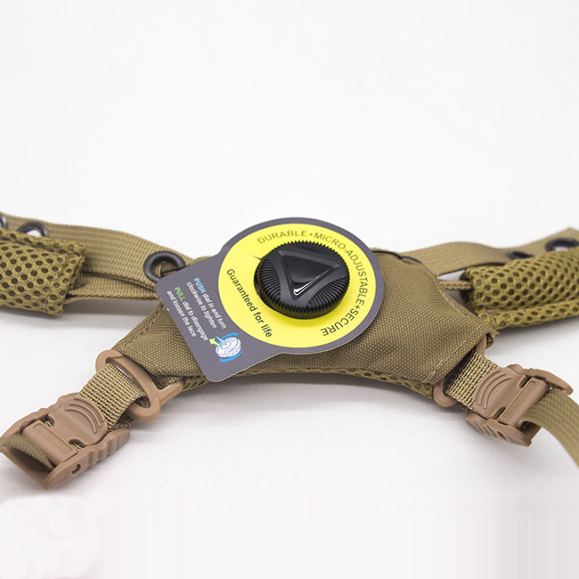 Système de Suspension de cadran de casque tactique mentonnière pour casque rapide MICH Wendy BK Tan OD