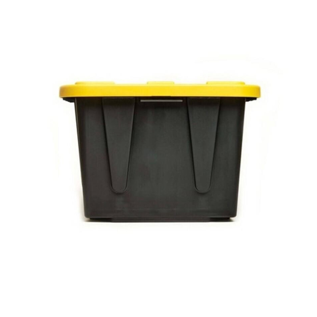 Boîte de rangement robuste fourre-tout BIN de stockage de 27 gallons